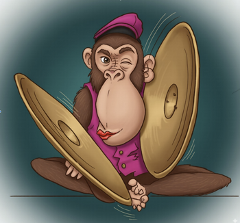 Cymbal monkey